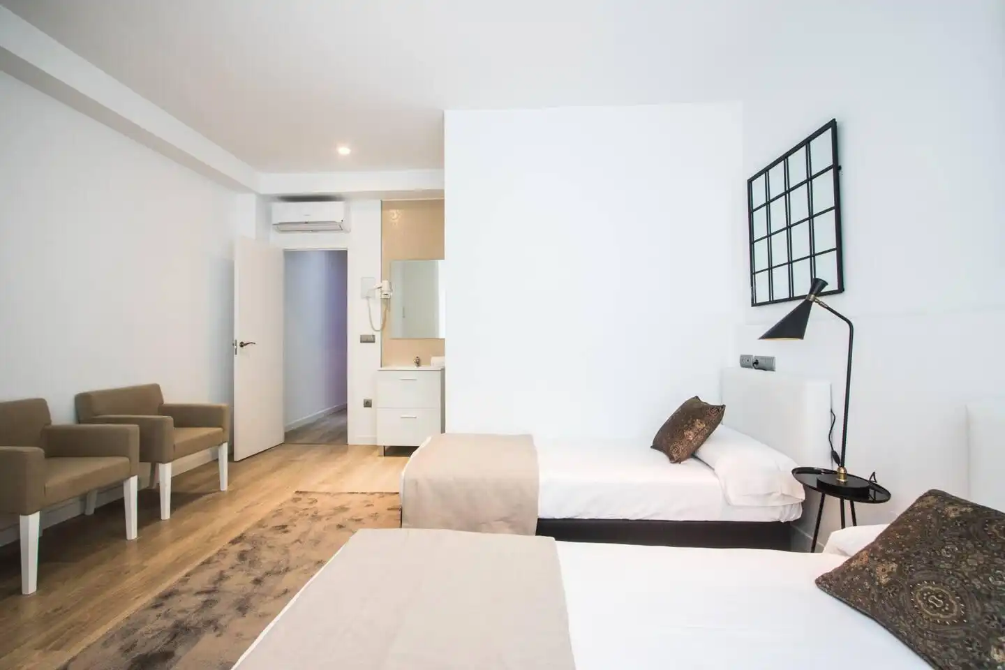 Schlafzimmer von Wohnung zur Miete in Viladecans mit Klimaanlage, Terrasse und Möbliert