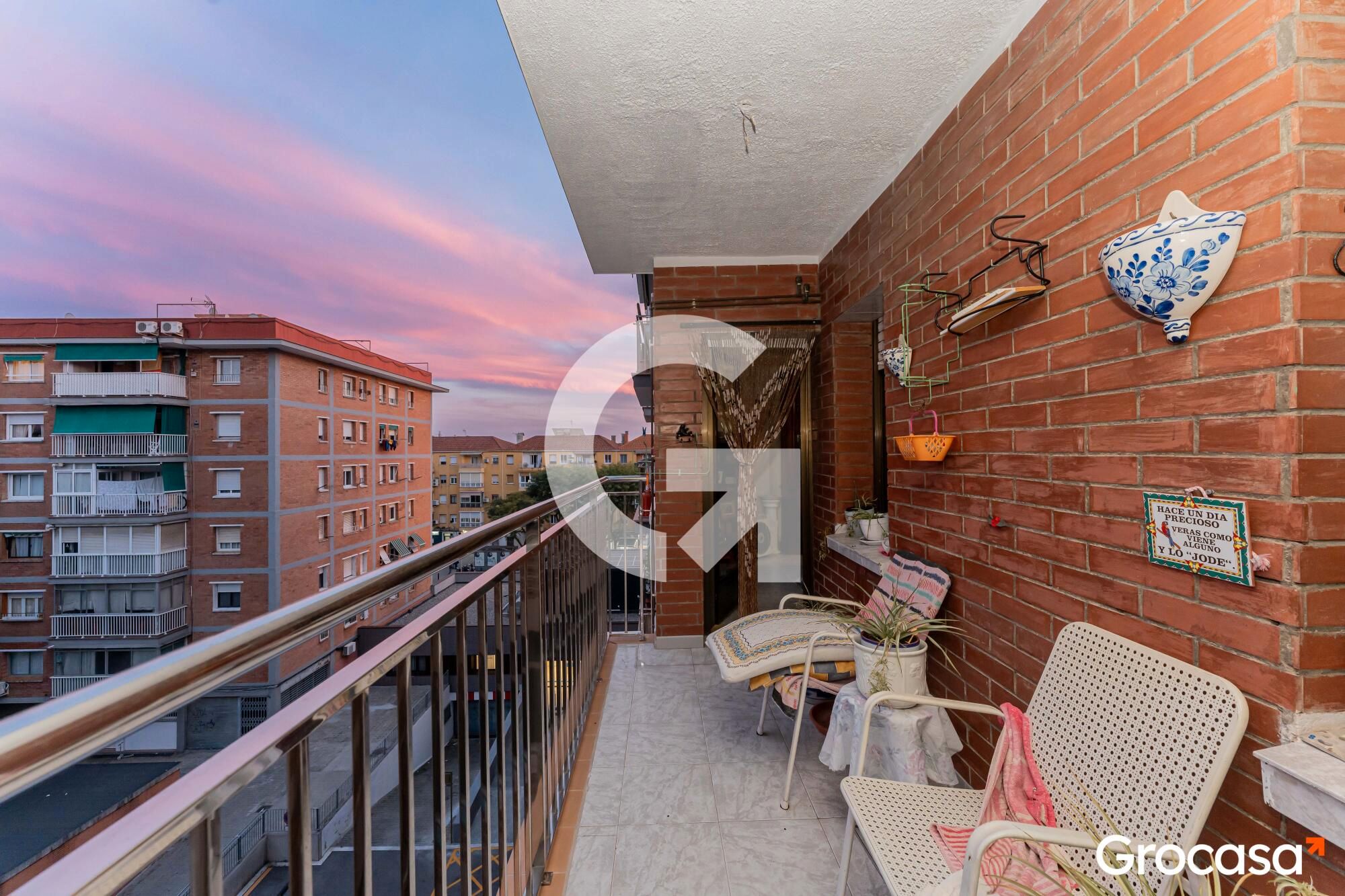 Balcony of Flat for sale in Cornellà de Llobregat  with Heating, Oven and Balcony
