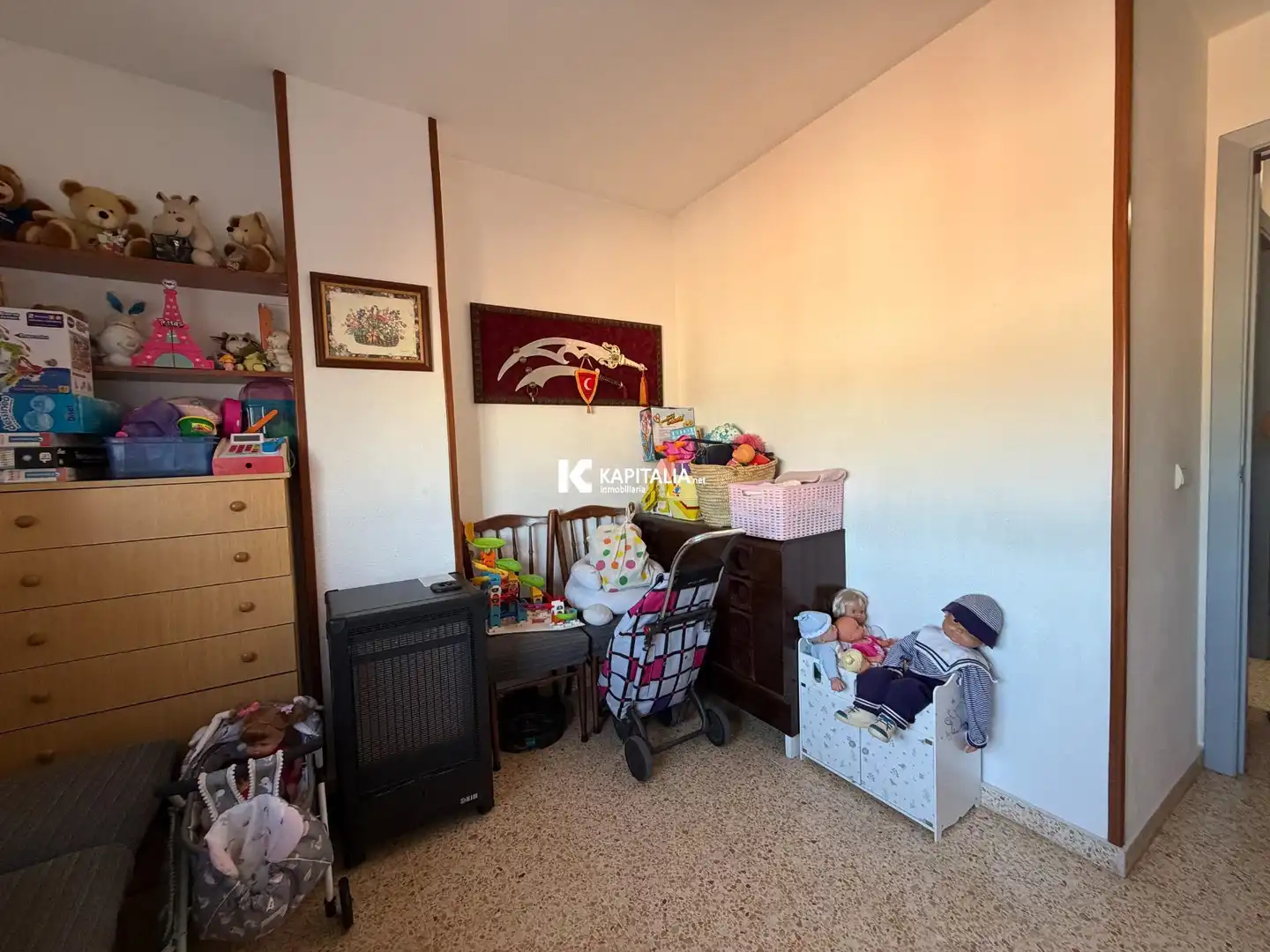 Bedroom of Flat for sale in Ontinyent  with Air Conditioner, Heating and Balcony