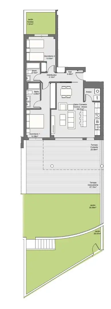 Apartament amb terrassa en venda a Montemar, imagen 21