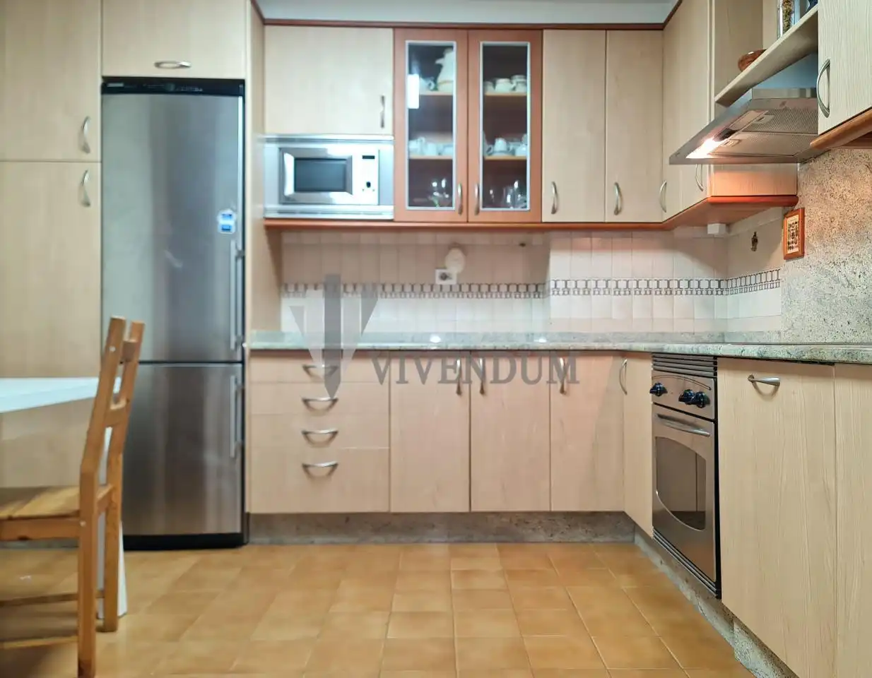 Cocina de Piso en venta en Vigo  con Calefacción, Parquet y Terraza