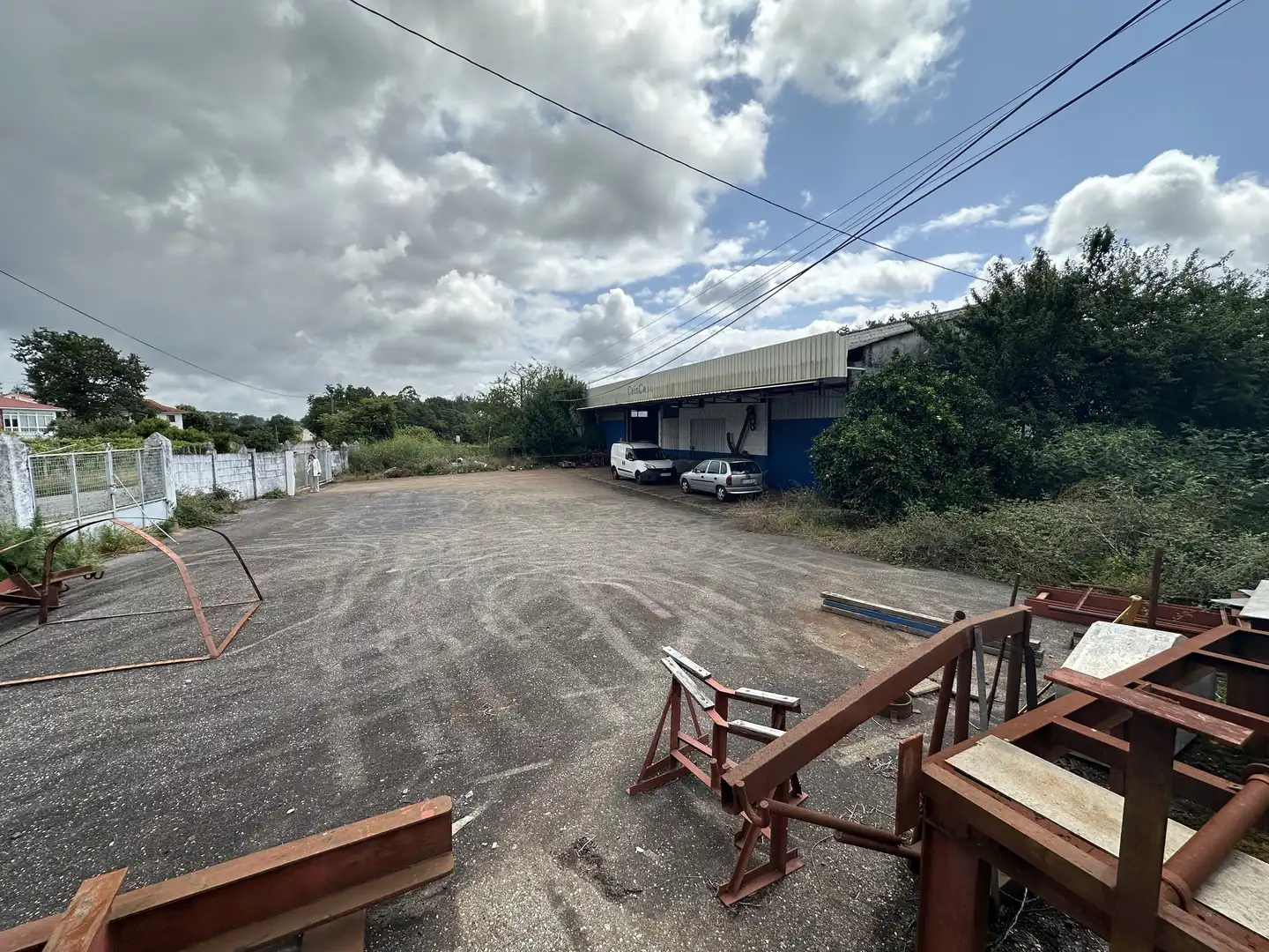 Exterior view of Industrial buildings for sale in O Rosal  