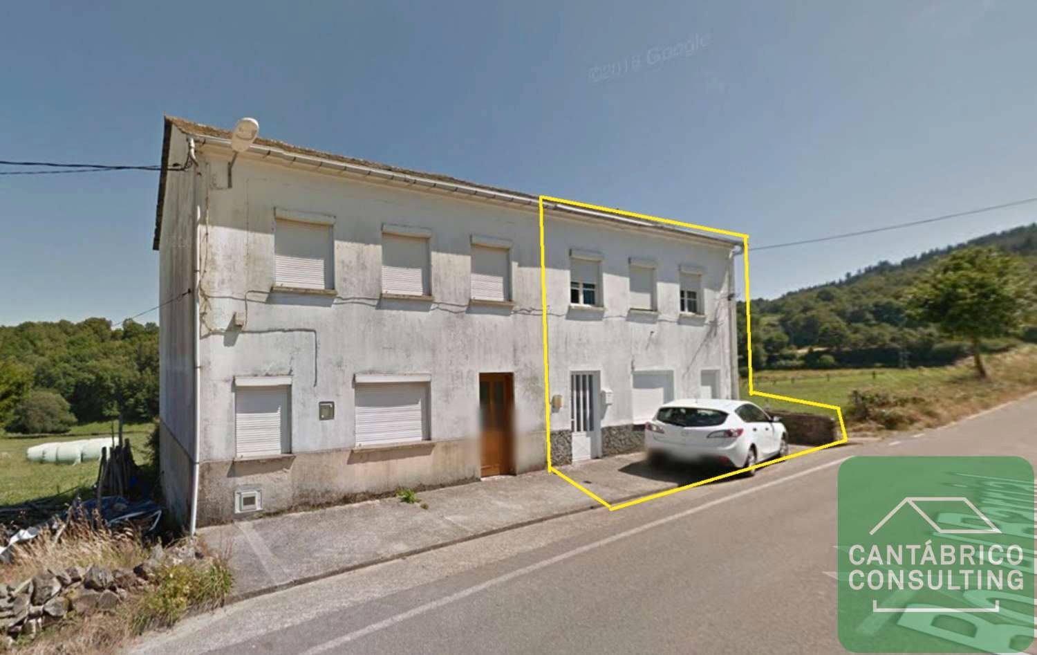 Exterior view of Single-family semi-detached for sale in San Martín de Oscos  with Storage room and Furnished
