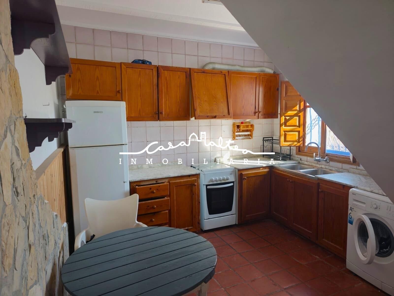 Cuina de Casa adosada de lloguer en Altea amb Jardí privat i Terrassa