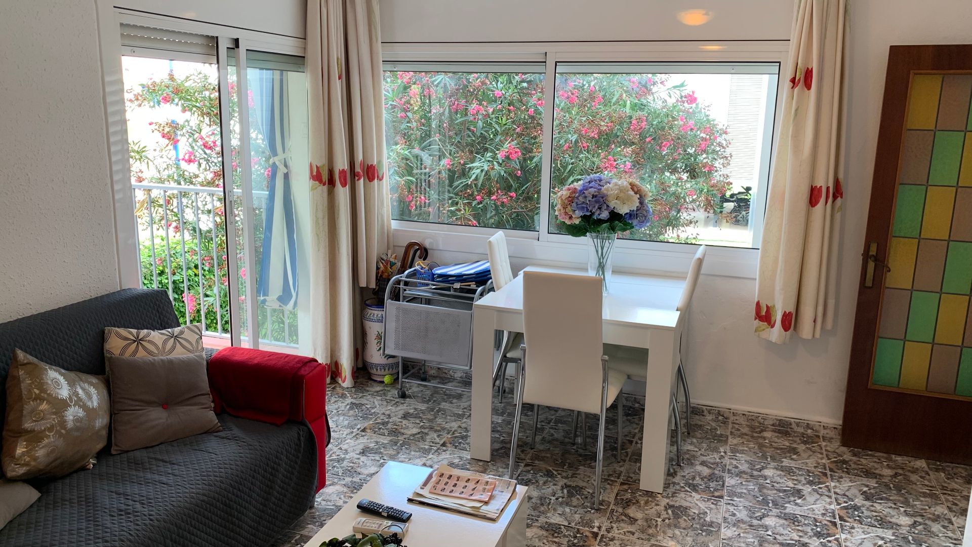 Dining room of Flat for sale in Sitges  with Air Conditioner, Terrace and Oven