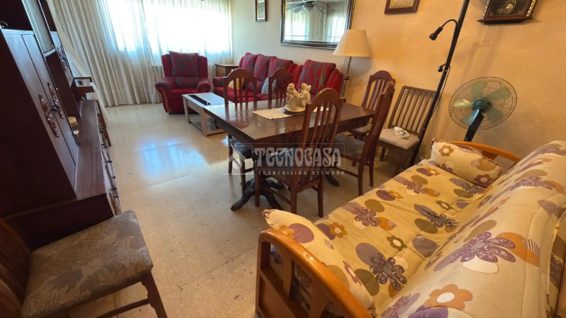 Sala de estar de Piso en venta en  Madrid Capital con Calefacción y Terraza