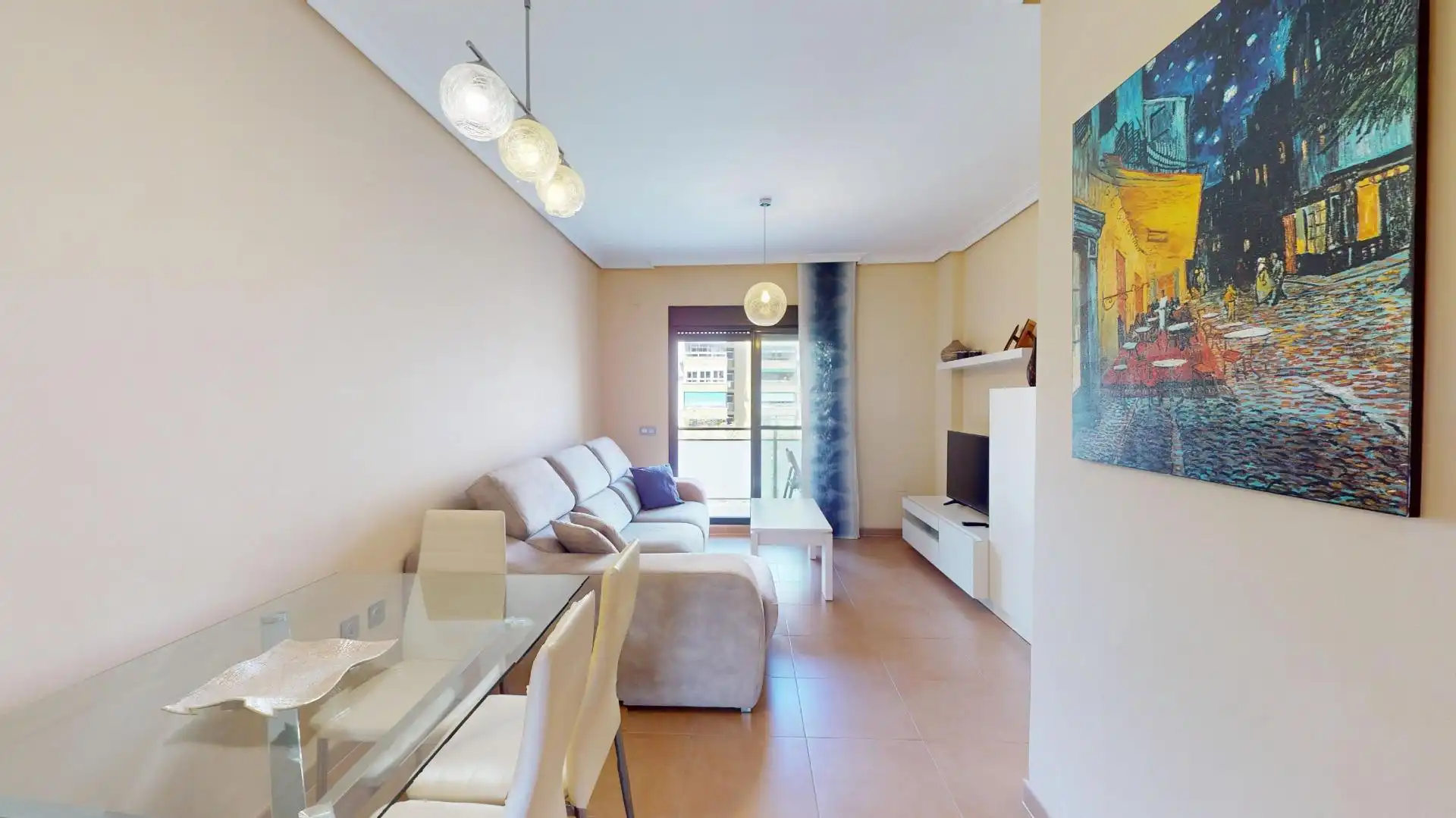 Living room of Flat for rent in Torremolinos  with Air Conditioner, Heating and Terrace