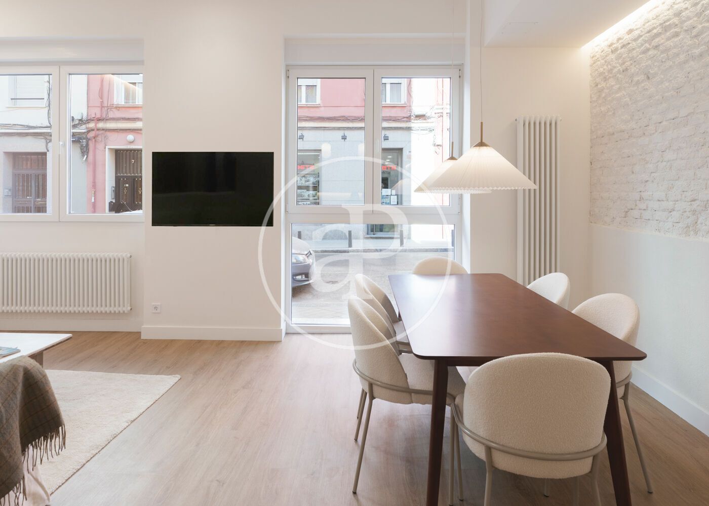 Sala de estar de Piso en venta en  Madrid Capital con Aire acondicionado, Calefacción y Amueblado