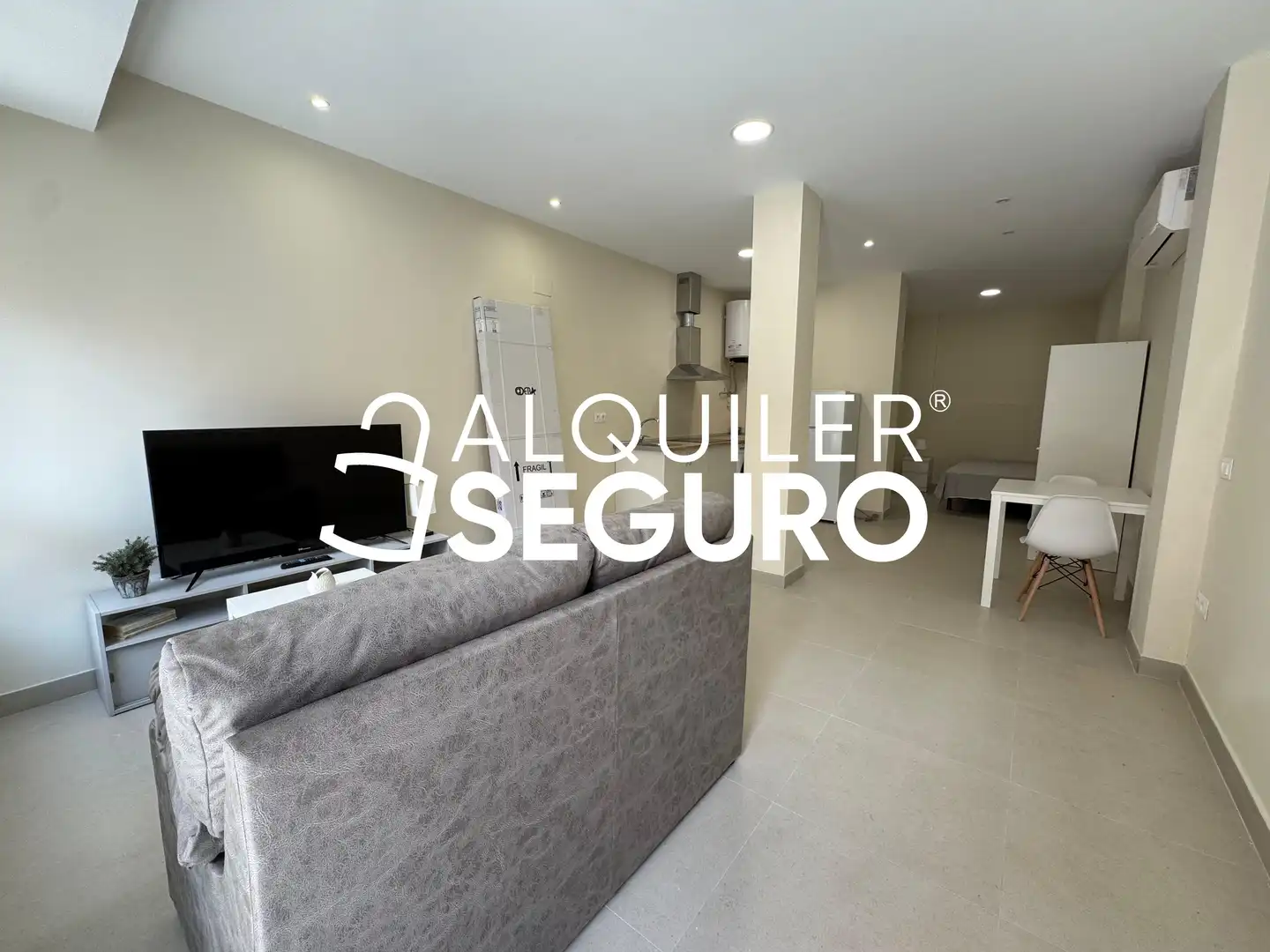 Dormitori de Estudi de lloguer en Málaga Capital amb Aire condicionat