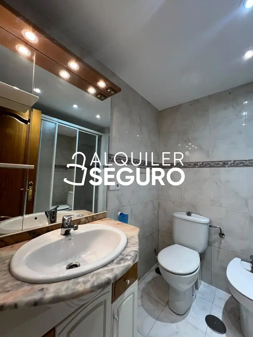 Baño de Piso de alquiler en Madrid con Calefacción y Amueblado
