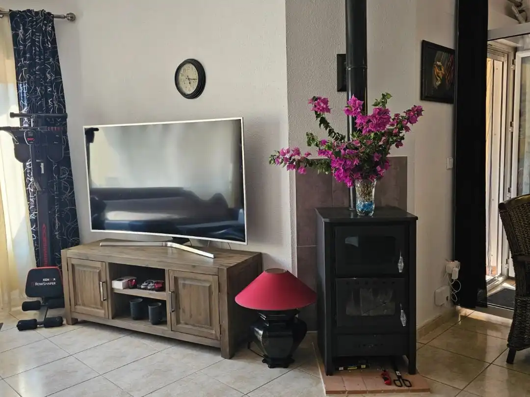 Living room of Houses for sale in Gata de Gorgos  with Air Conditioner, Terrace and Balcony