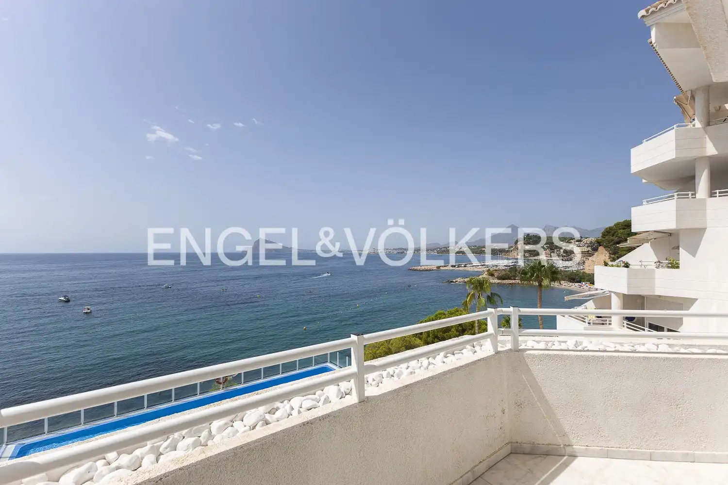 Terraza de Piso de alquiler en Altea con Aire acondicionado, Calefacción y Jardín privado