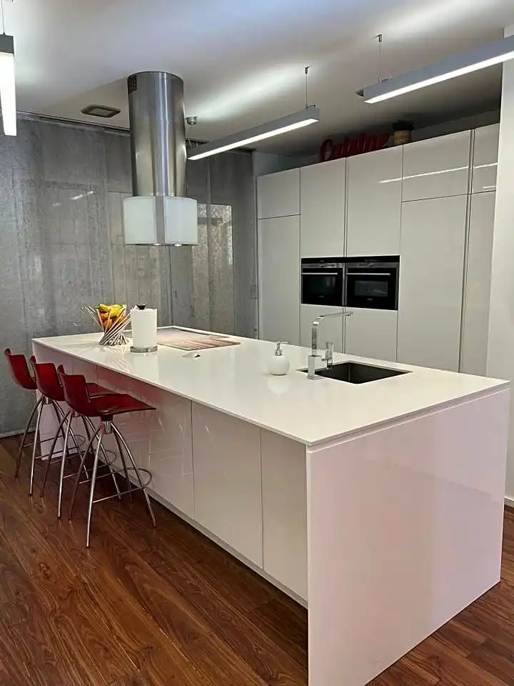 Cuina de Dúplex per a compartir en Moncada amb Aire condicionat, Jardí privat i Terrassa