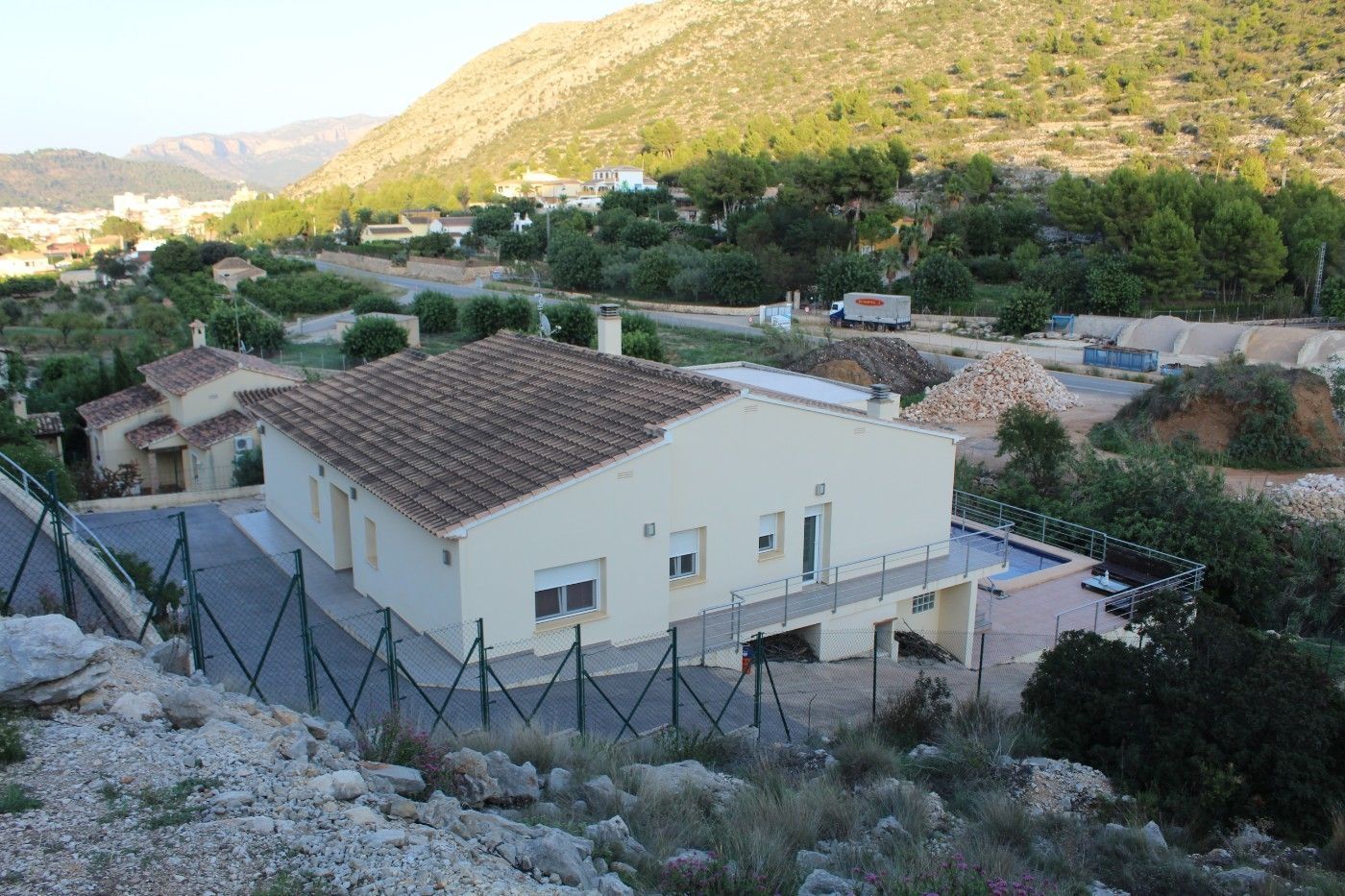 Exterior view of House or chalet for sale in Pedreguer  with Air Conditioner, Heating and Private garden