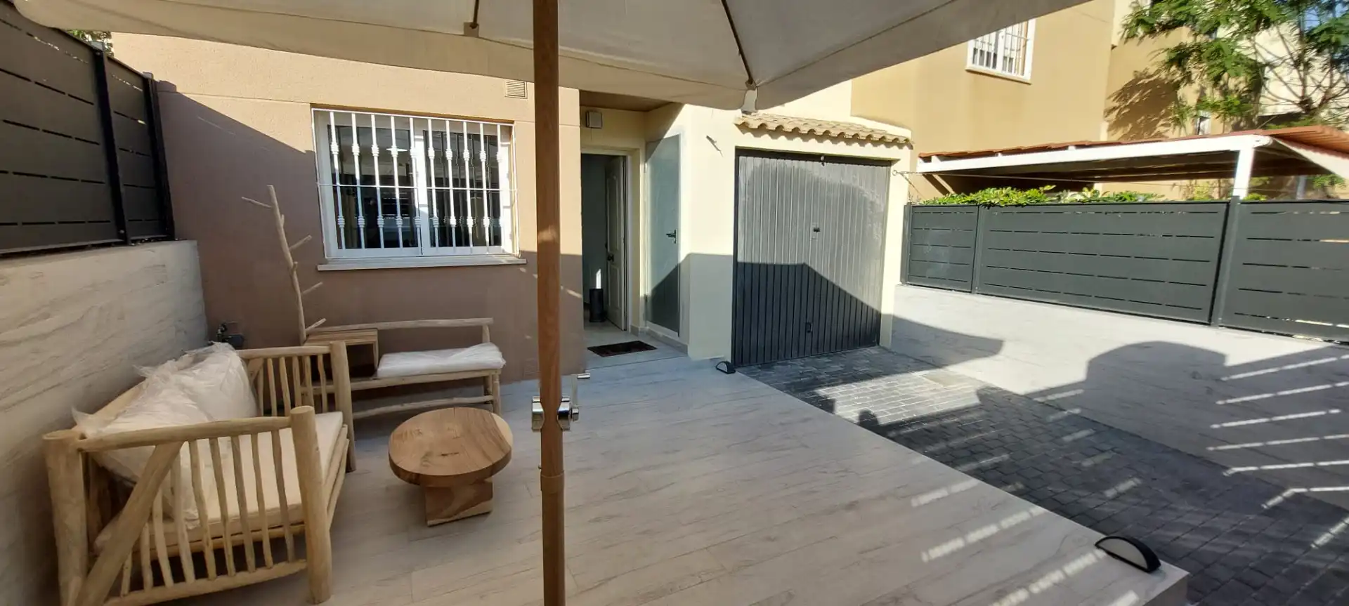 Terraza de Dúplex de alquiler en Murcia con Aire acondicionado, Jardín privado y Terraza