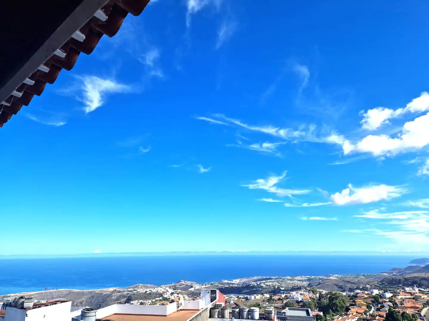 Vista exterior de Casa adosada en venda en Firgas amb Jardí privat, Terrassa i Balcó