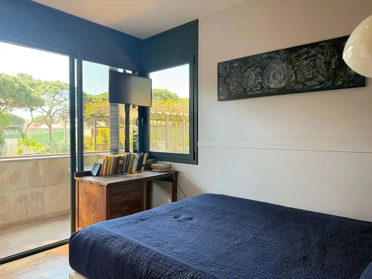 Bedroom of Houses for rent in Castelldefels  with Air Conditioner, Private garden and Terrace