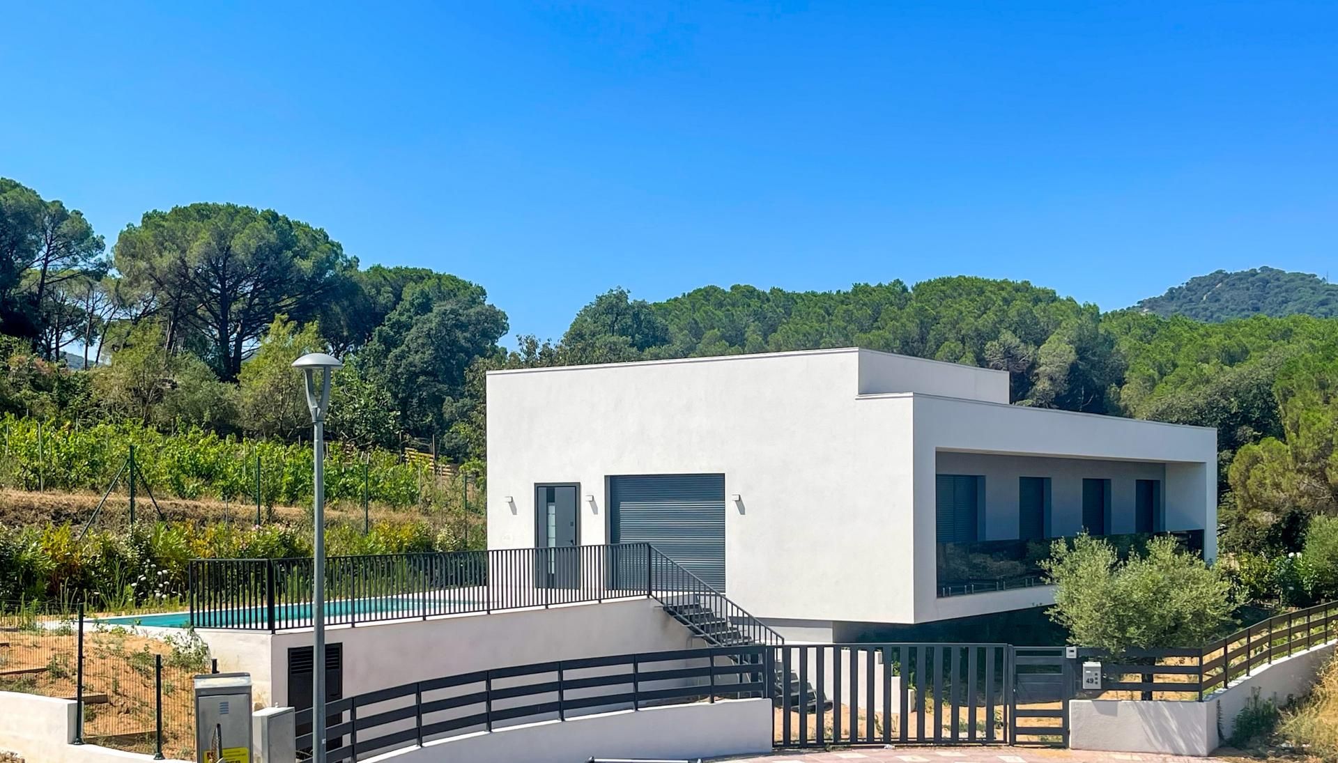 Exterior view of House or chalet for sale in Santa Cristina d'Aro  with Heating and Swimming Pool