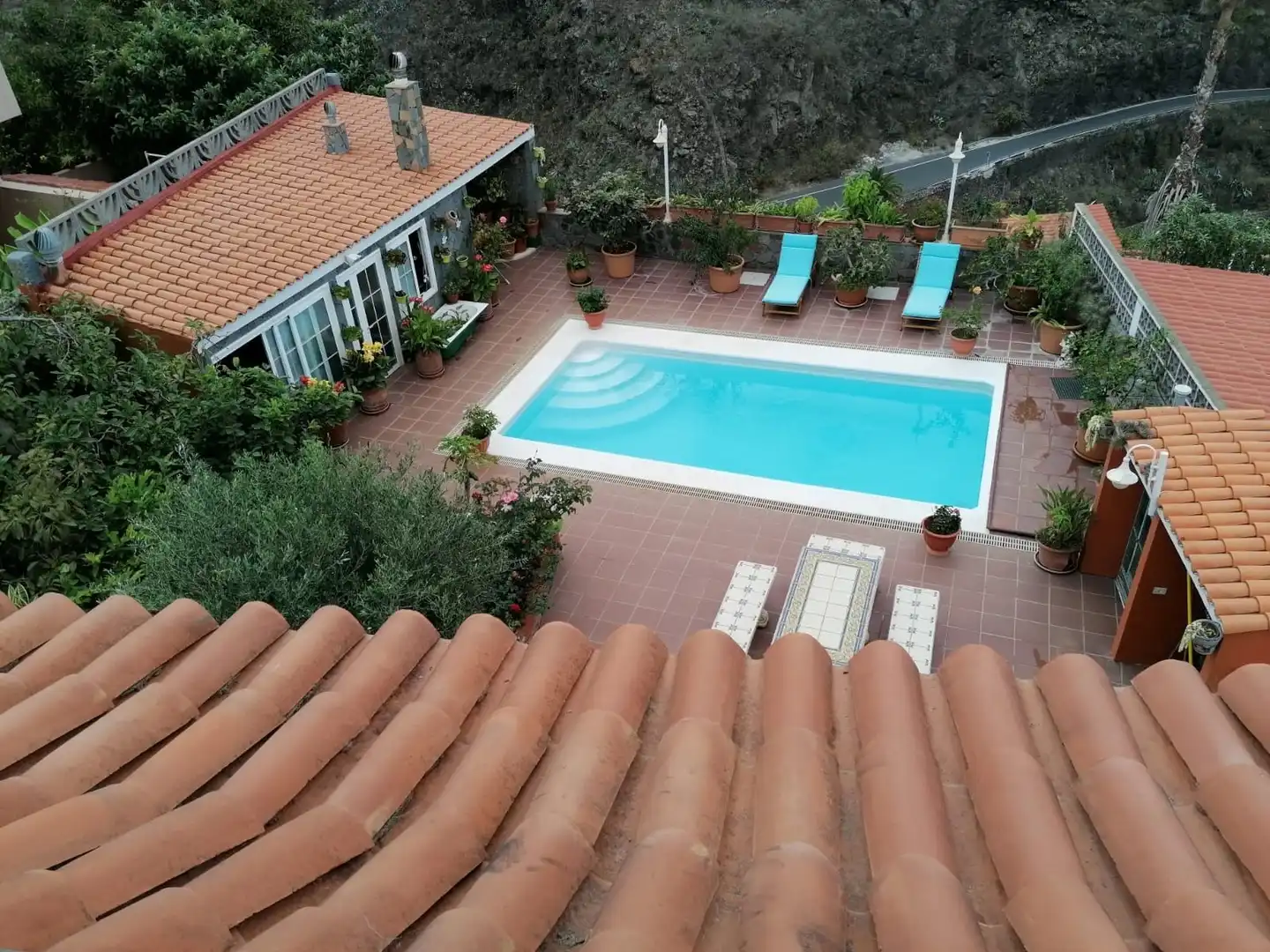 Piscina de Casa o chalet en venta en Firgas con Jardín privado, Piscina y Amueblado