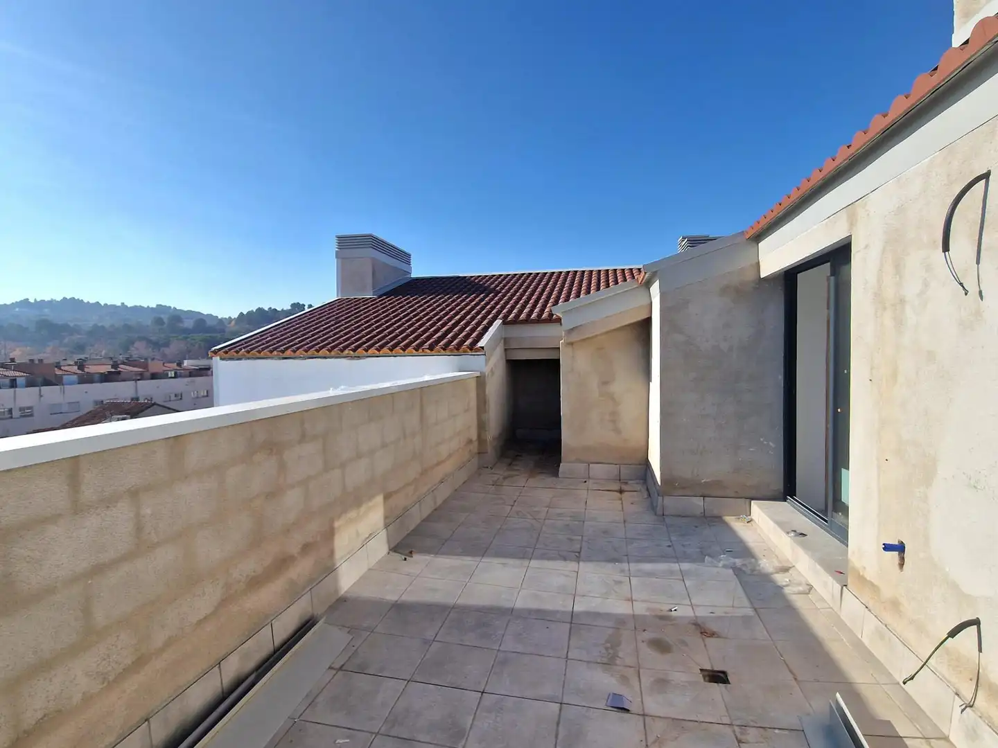Terrasse von Dachboden zum Verkauf in Terrassa mit Heizung, Terrasse und Ofen