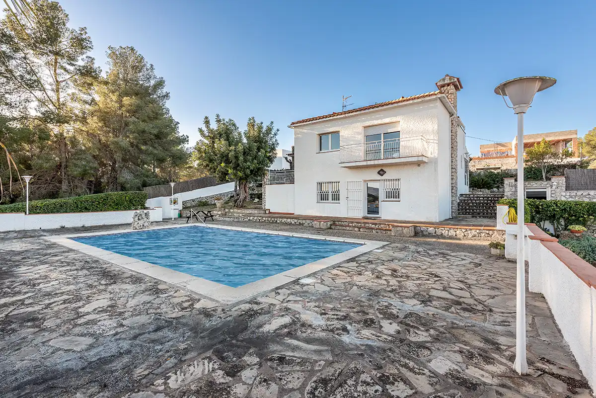 Swimming pool of Houses for sale in Sant Pere de Ribes  with Heating, Terrace and Swimming Pool