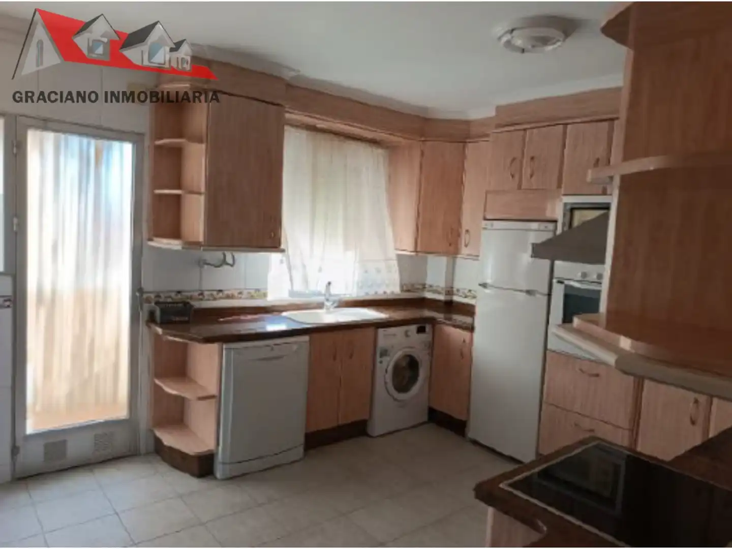 Cocina de Piso de alquiler en Albacete con Calefacción, Terraza y Amueblado