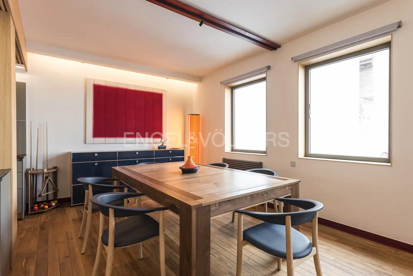 Dining room of Flat for rent in Barrio de Salamanca