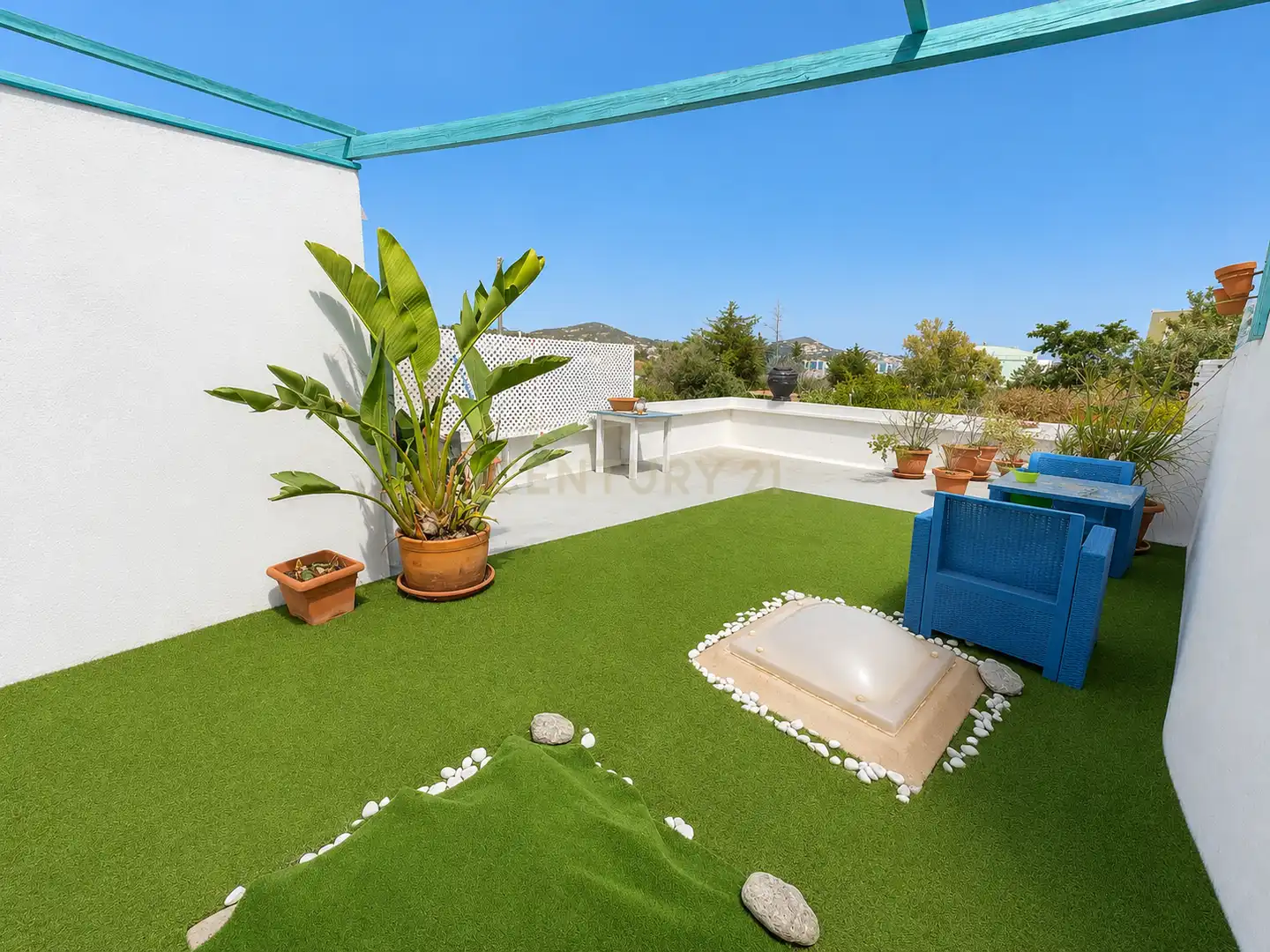 Terrassa de Casa adosada en venda en Eivissa amb Jardí privat, Traster i Piscina