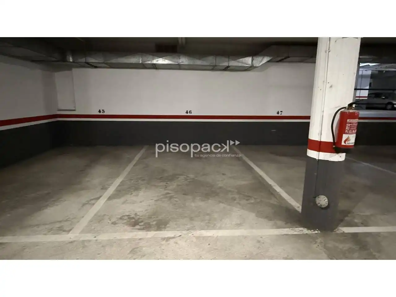 Parking of Flat for sale in  Pamplona / Iruña  with Heating, Parquet flooring and Terrace