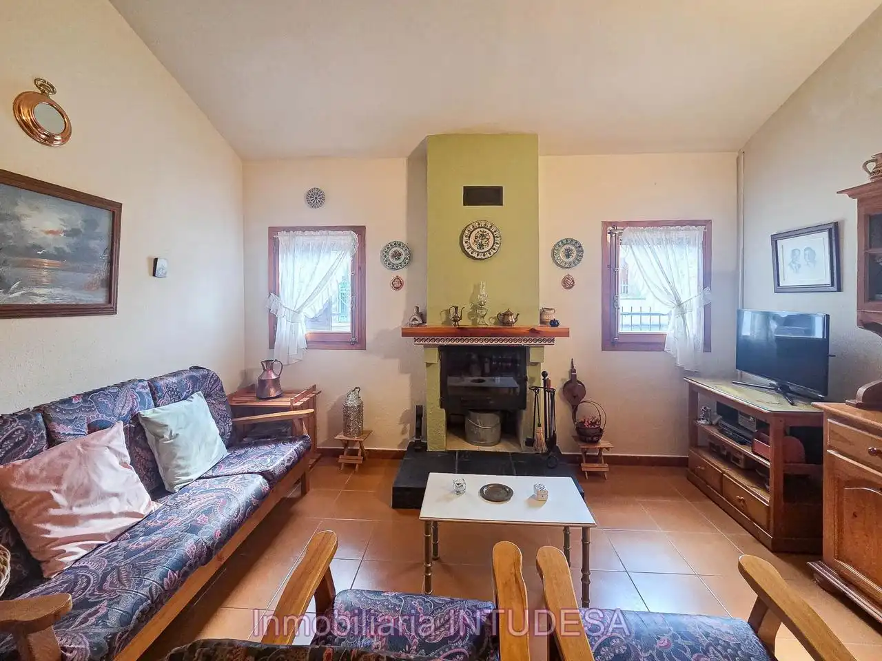 Sala de estar de Casa o chalet en venta en Añón de Moncayo con Terraza