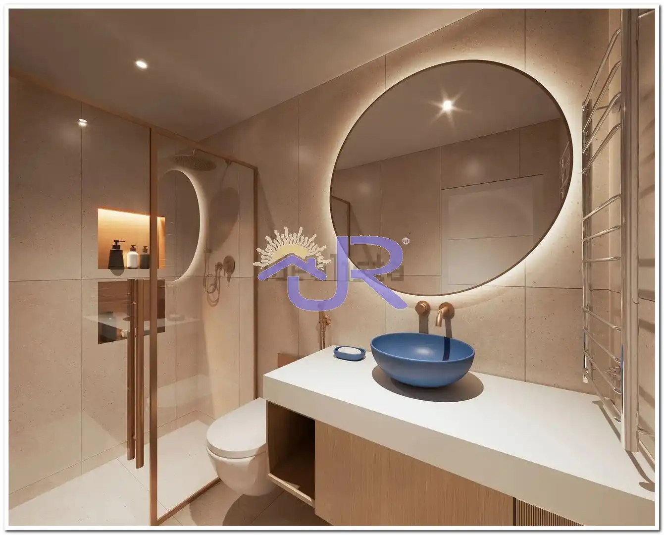 Badezimmer von Wohnung zum Verkauf in Daganzo de Arriba mit Klimaanlage, Heizung und Terrasse