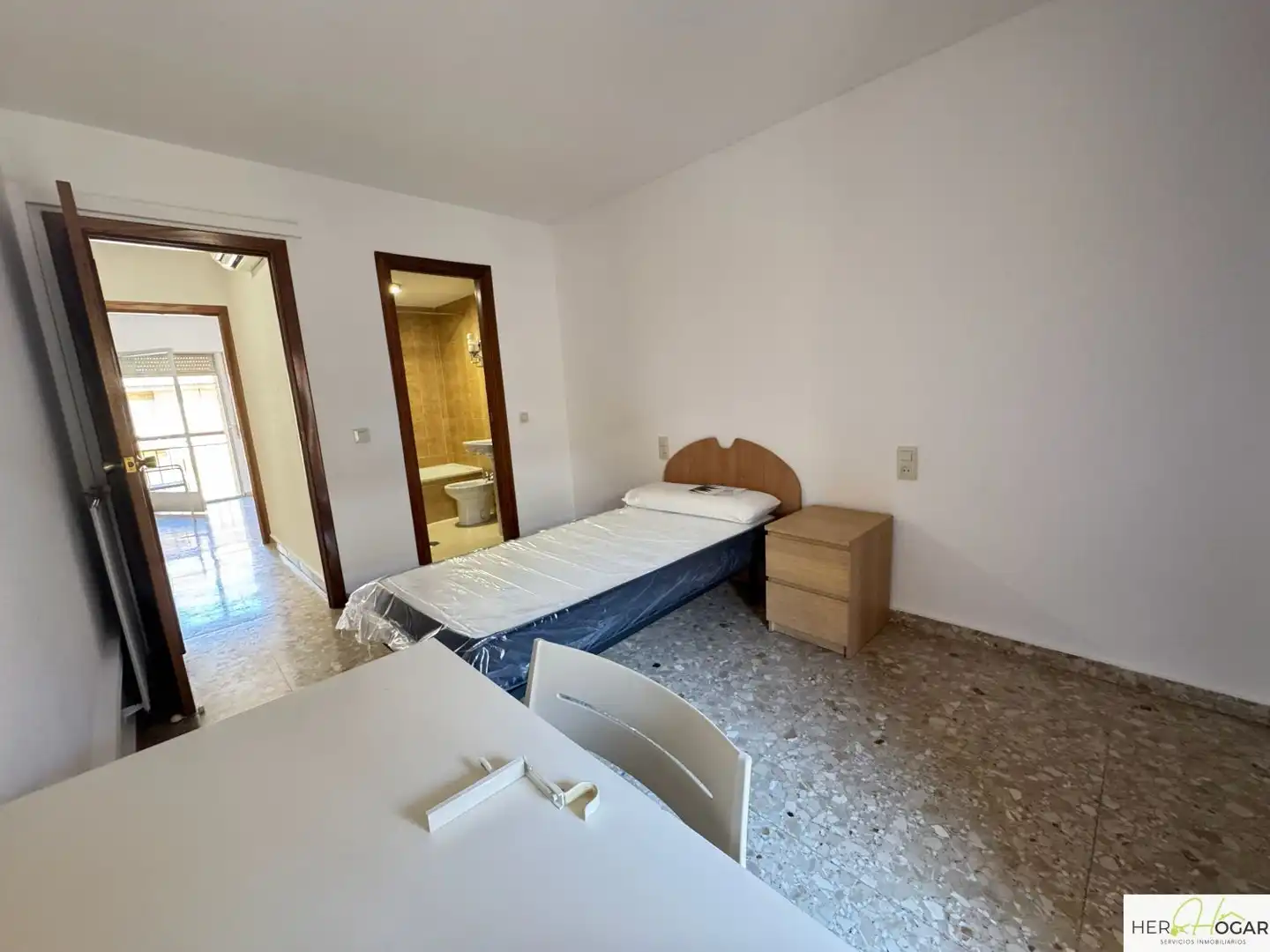 Schlafzimmer von Wohnung zur Miete in Toledo mit Klimaanlage, Heizung und Parkett