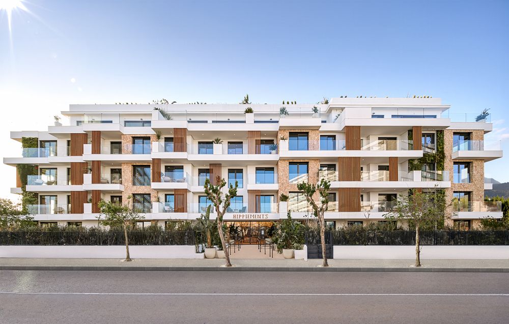 Vista exterior de Pis en venda en Eivissa amb Calefacció, Terrassa i Moblat