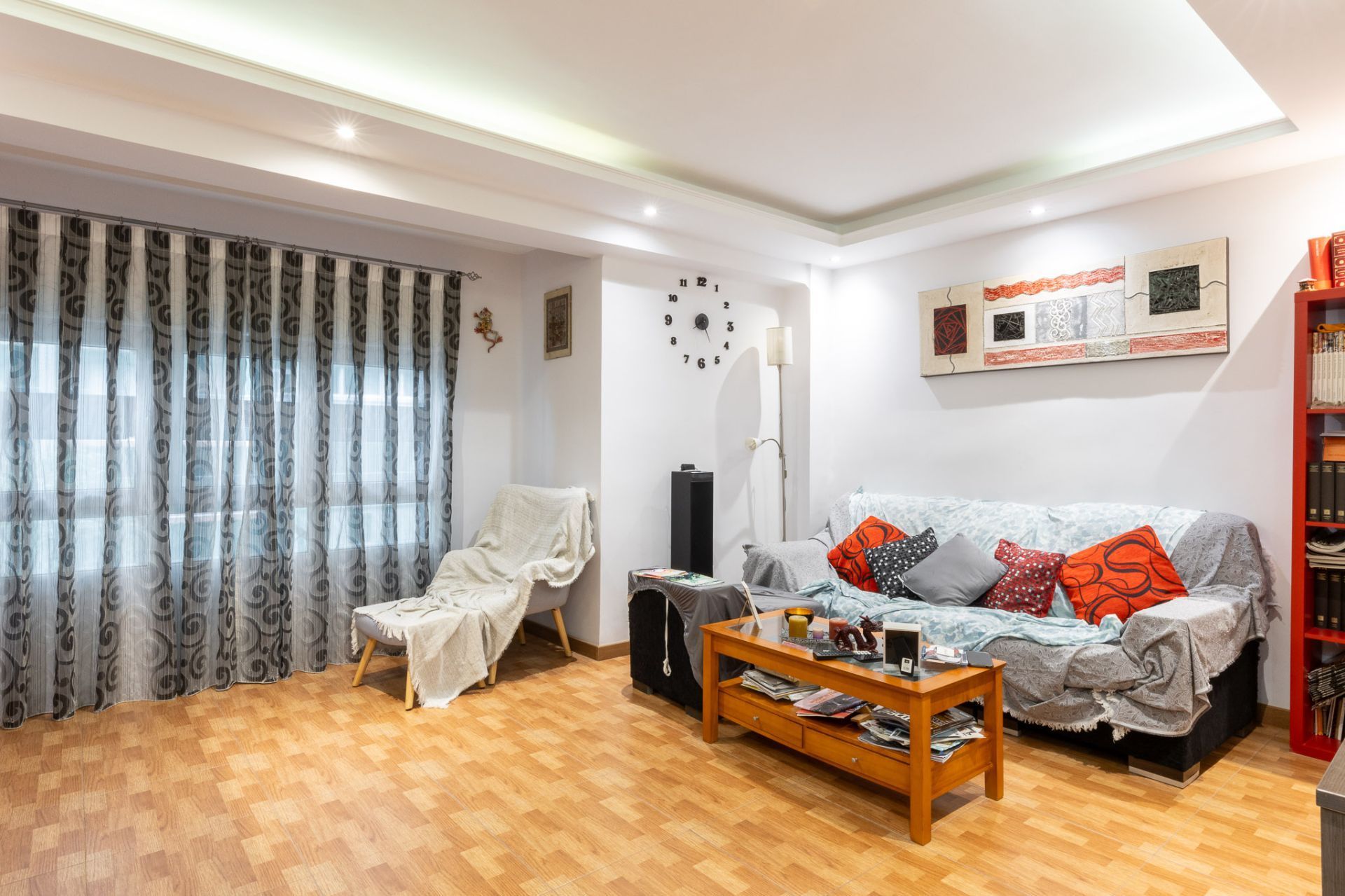 Sala d'estar de Pis en venda en  Valencia Capital amb Aire condicionat i Calefacció