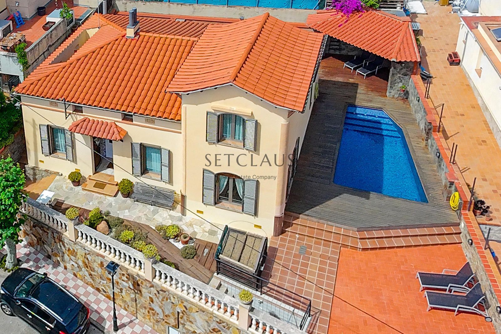 Exterior view of House or chalet for sale in Teià  with Heating, Private garden and Terrace