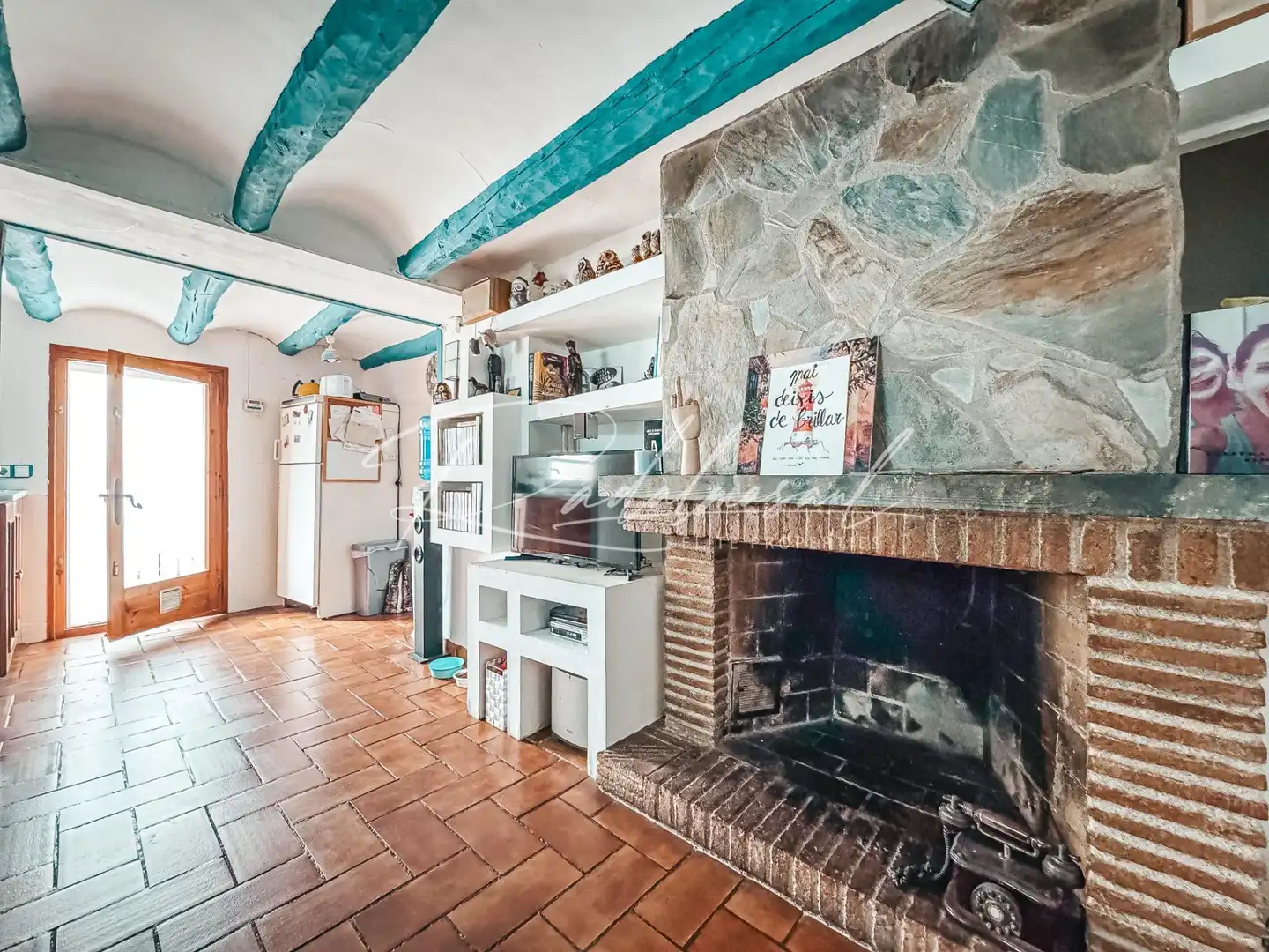 Cuina de Casa o xalet en venda en El Pla de Santa Maria amb Calefacció i Terrassa
