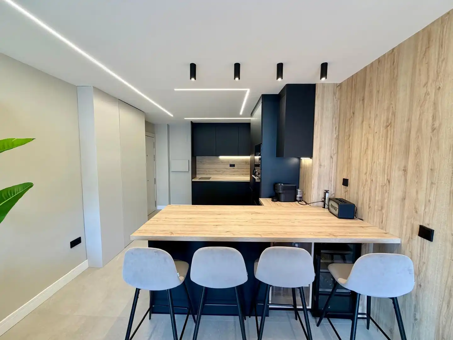 Kitchen of Flat for rent in Roquetas de Mar  with Air Conditioner, Heating and Terrace