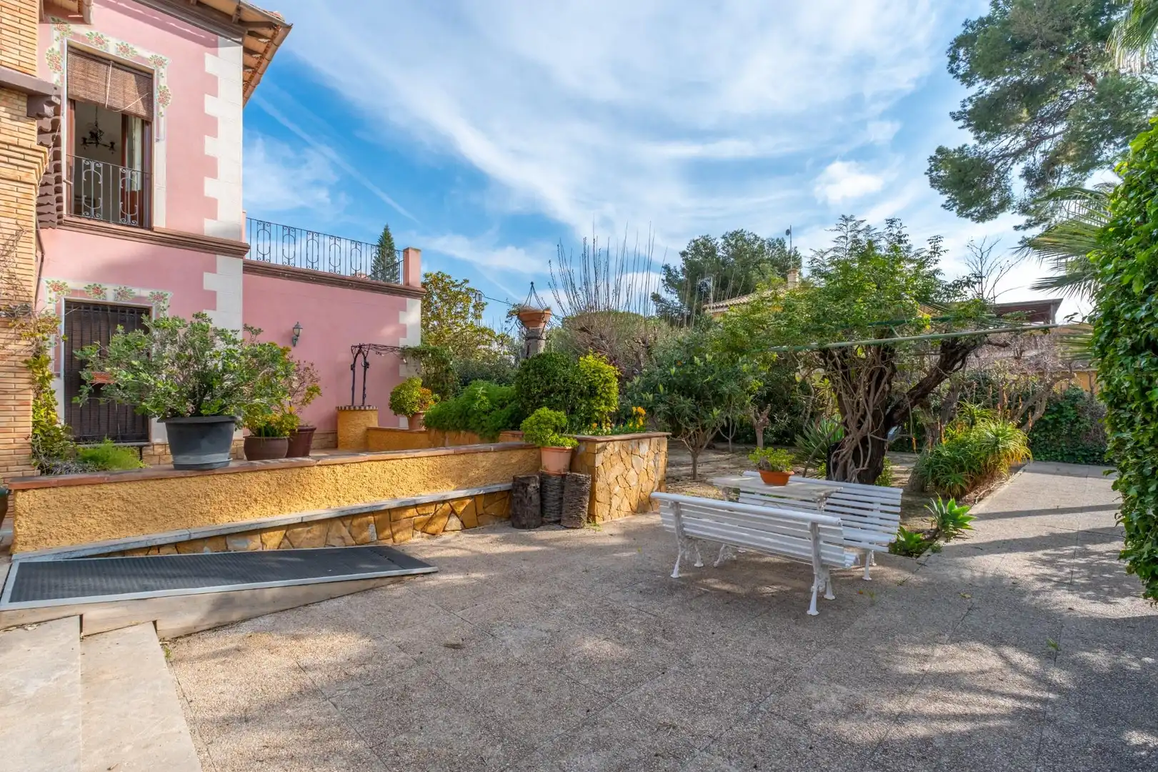Terraza de Casa o chalet en venta en Elche / Elx con Aire acondicionado, Calefacción y Jardín privado