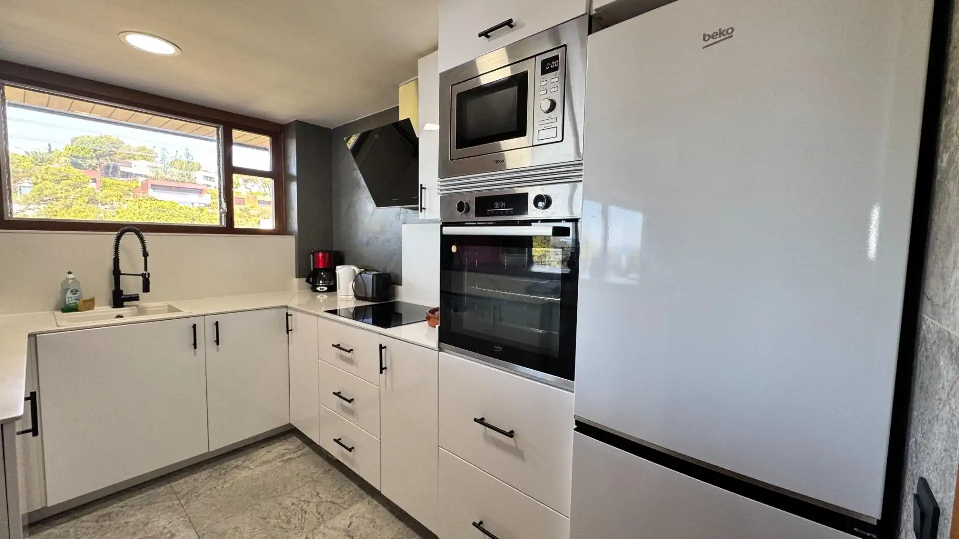 Cocina de Piso en venta en Calonge i Sant Antoni con Jardín privado, Terraza y Trastero