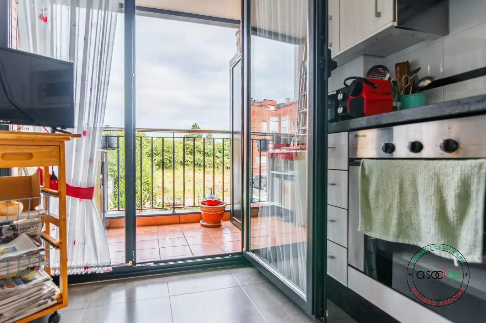 Balcony of Flat for sale in Siero  with Heating, Terrace and Storage room