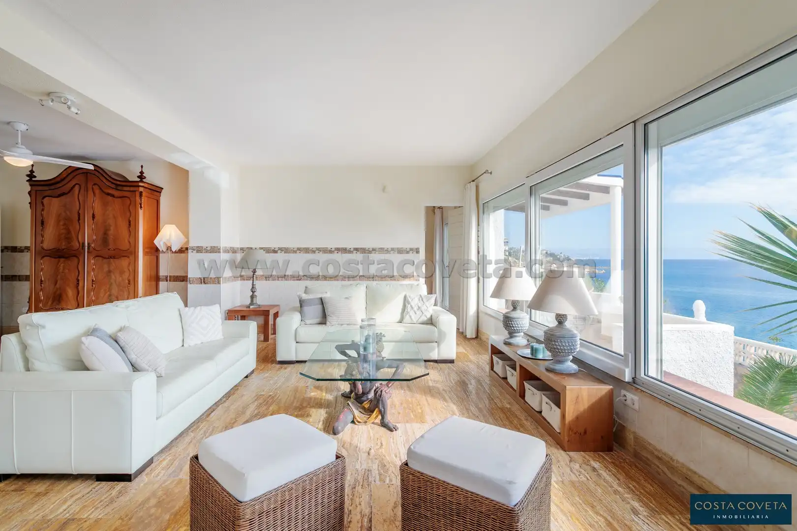 Living room of Houses for sale in El Campello  with Air Conditioner, Private garden and Terrace
