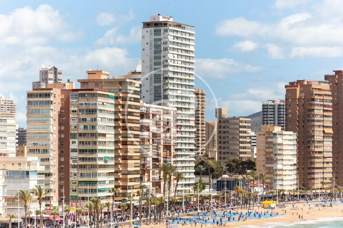 Exterior view of Flat for rent in Benidorm  with Air Conditioner, Heating and Terrace