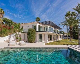 Exterior view of House or chalet for sale in Marbella  with Private garden, Terrace and Swimming Pool