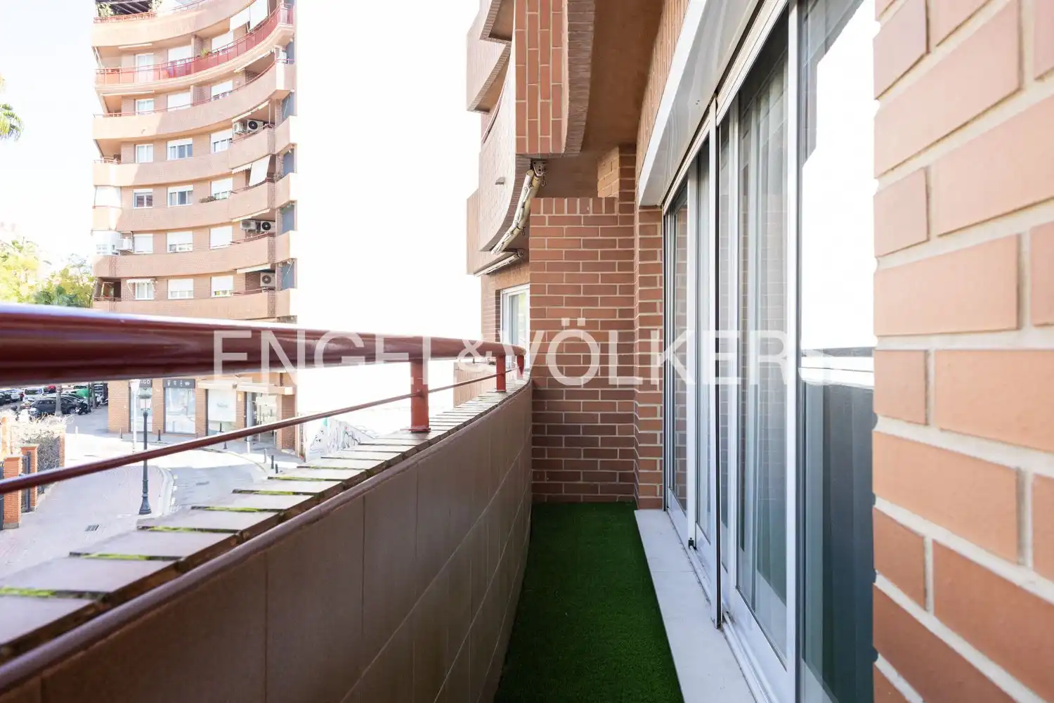 Terraza de Piso de alquiler en Valencia con Aire acondicionado, Calefacción y Parquet