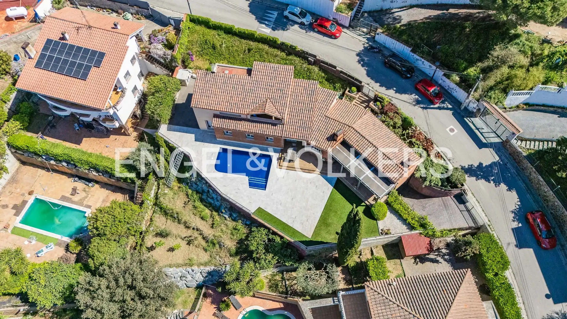 Vista exterior de Casa o xalet en venda en Sant Fost de Campsentelles amb Calefacció, Jardí privat i Parquet