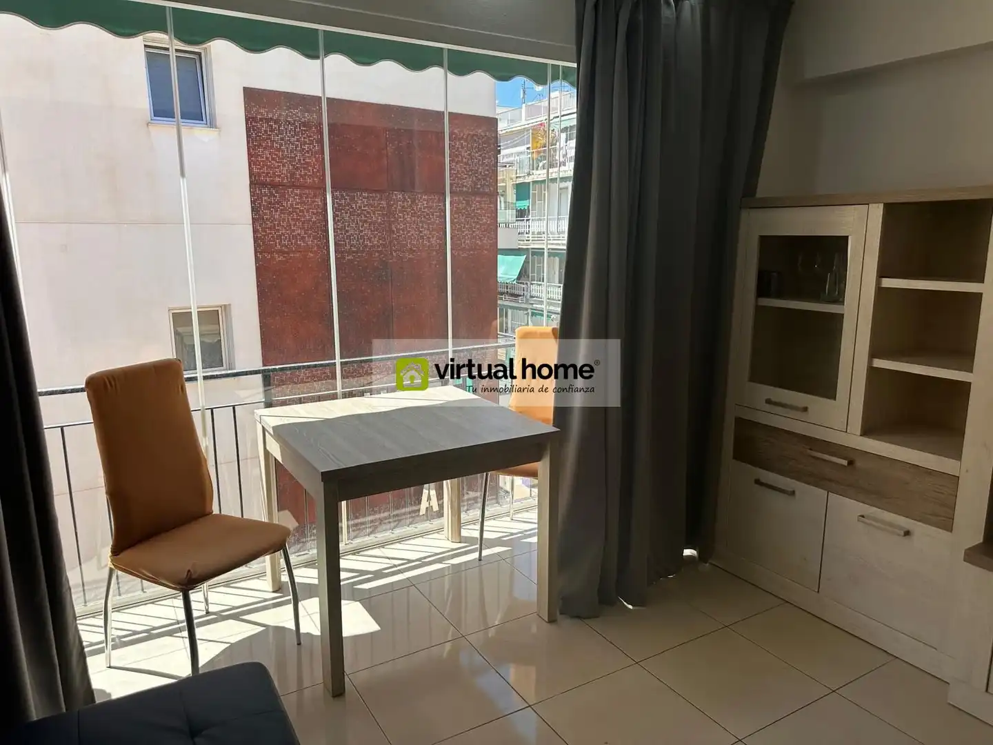 Terrassa de Estudi de lloguer en Benidorm amb Aire condicionat, Terrassa i Balcó