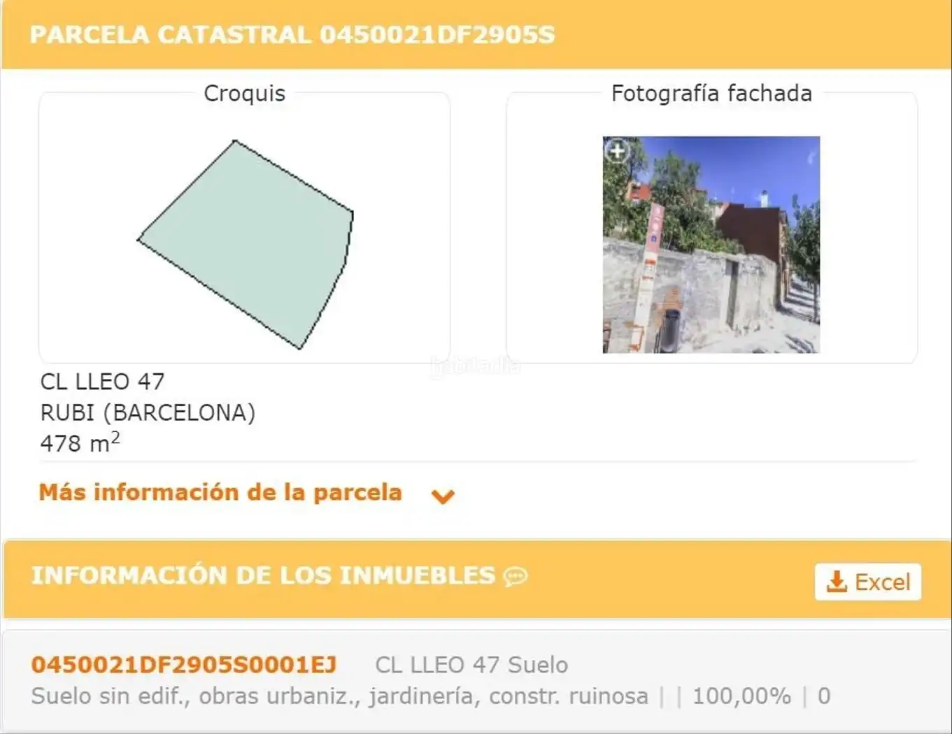 Wohnbaugrundstück zum Verkauf in Carrer de Lleó 47, imagen 8