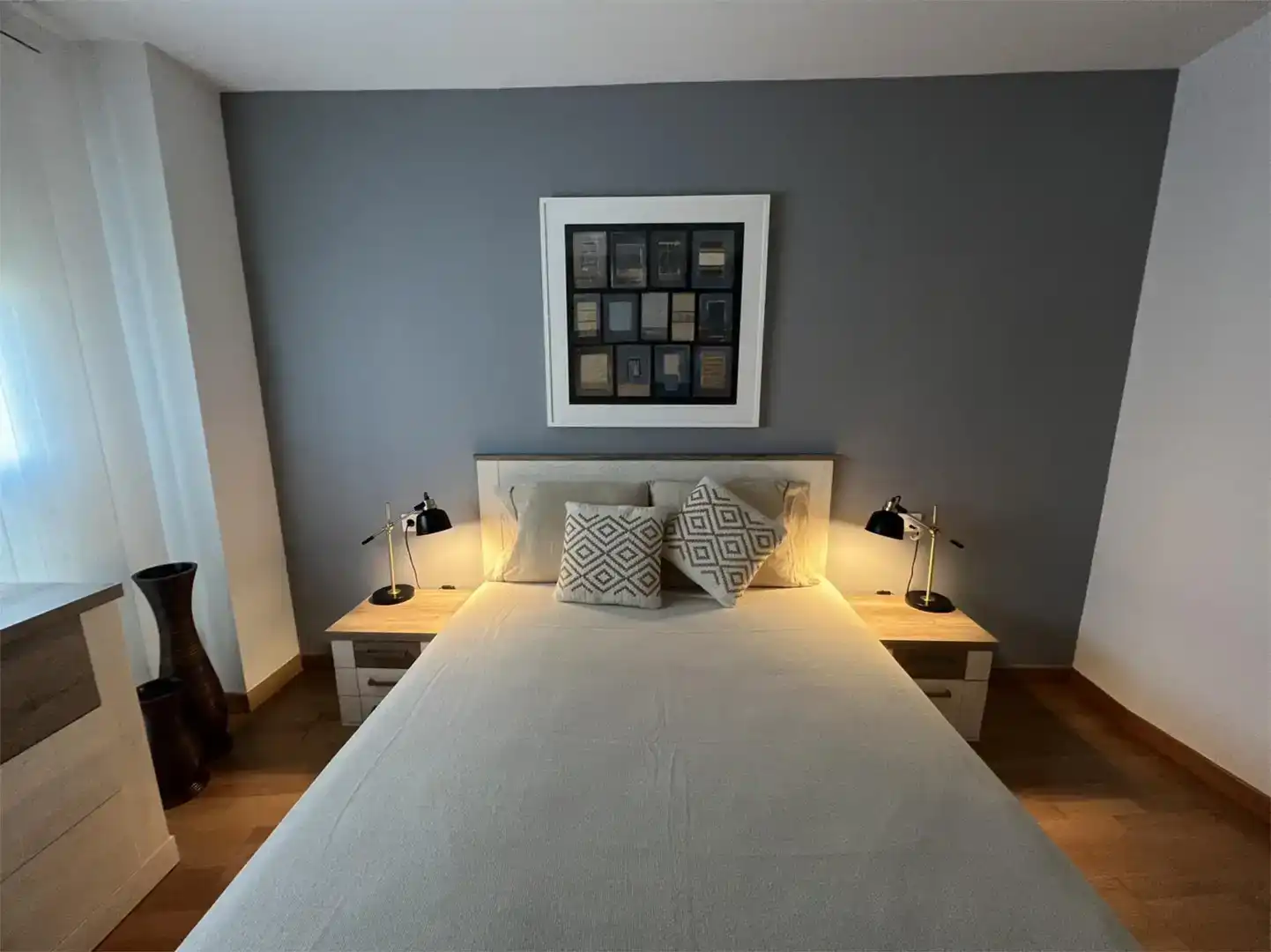 Schlafzimmer von Dachboden zum Verkauf in Murcia mit Klimaanlage, Parkett und Abstellraum