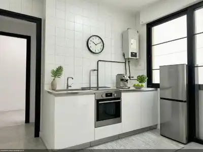 Kitchen of Flat for sale in Gijón   with Oven