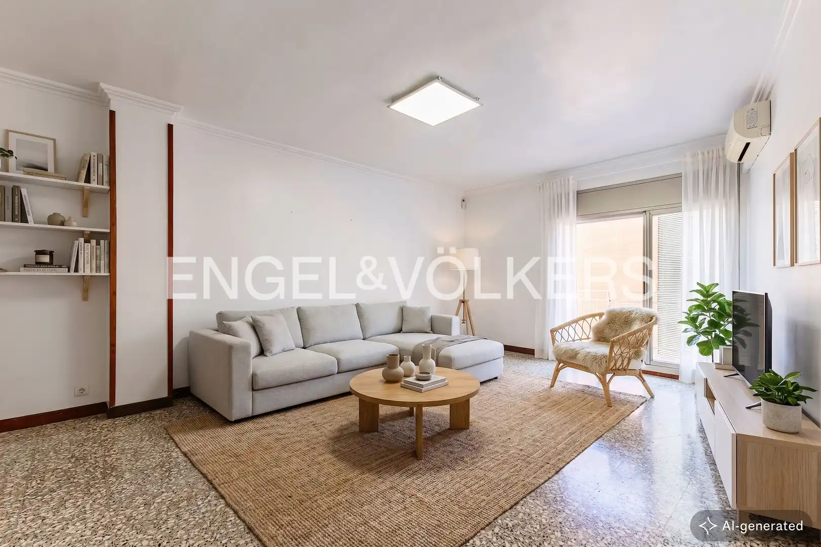 Sala d'estar de Pis en venda en Barcelona amb Aire condicionat, Calefacció i Terrassa